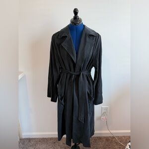 It is Well L.A. Tencel Trench Coat Black
